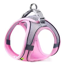 Cat Dog Harness Vest Chest Rope Set Reflective Breathable Adjustable Pet Harness for Small Medium Dogs Outdoor Walking